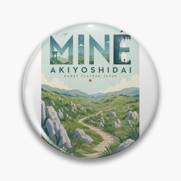 Item preview, Mine Akiyoshidai Karst Plateau Yamaguchi Japan Scenic Landscape designed and sold by Places On Earth.