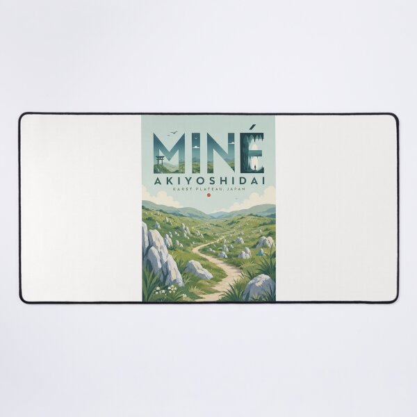 Item preview, Mine Akiyoshidai Karst Plateau Yamaguchi Japan Scenic Landscape designed and sold by Places On Earth.