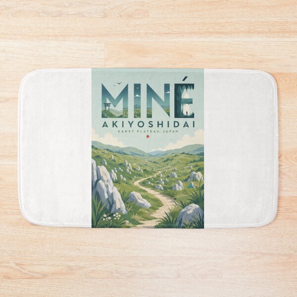 Item preview, Mine Akiyoshidai Karst Plateau Yamaguchi Japan Scenic Landscape designed and sold by Places On Earth.