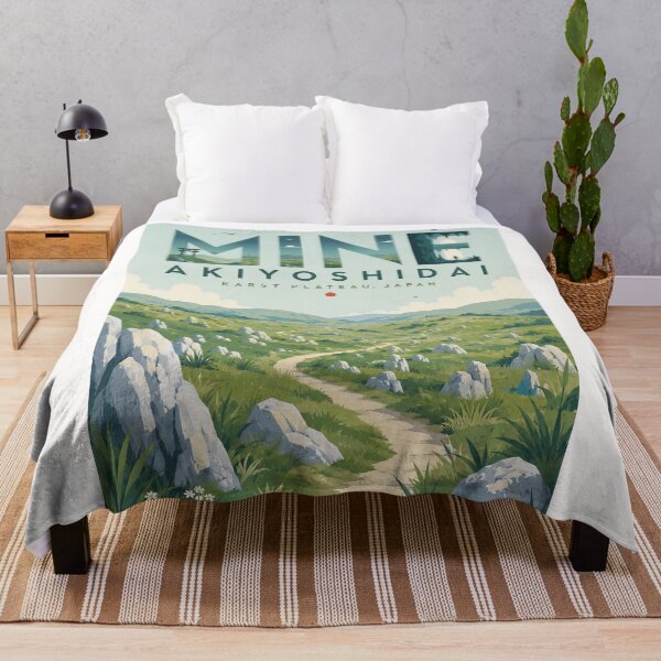 Item preview, Mine Akiyoshidai Karst Plateau Yamaguchi Japan Scenic Landscape designed and sold by Places On Earth.
