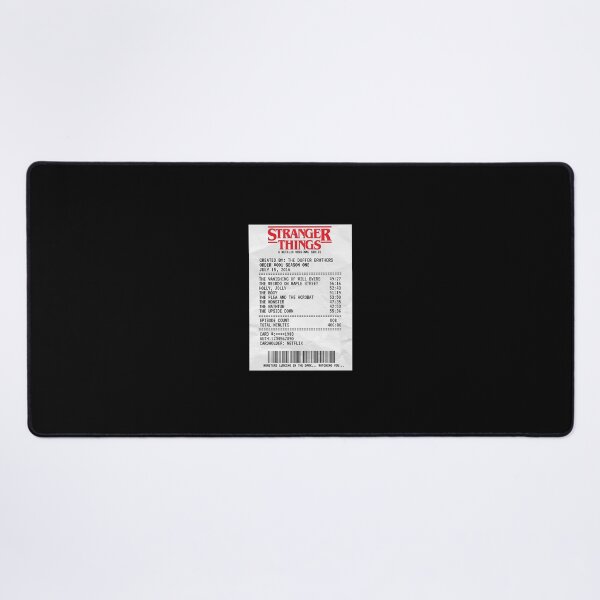 Item preview, Stranger Things Receipt Design designed and sold by HuesMeows.