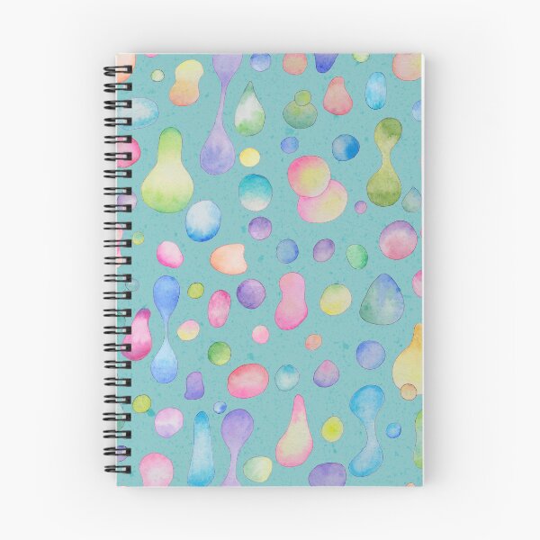 Item preview, Molten Magic! Watercolor Lava Blobs Seamless Pattern in Mint Green designed and sold by Sukilopi.
