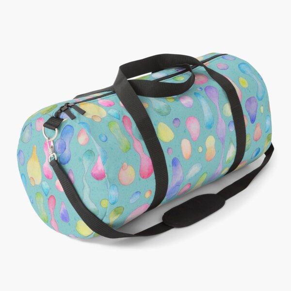 Item preview, Molten Magic! Watercolor Lava Blobs Seamless Pattern in Mint Green designed and sold by Sukilopi.