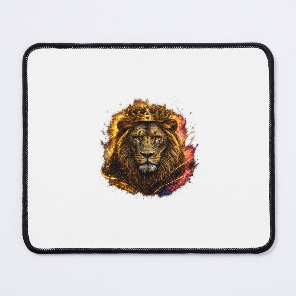 Item preview, Majestic Lion King with Golden Crown designed and sold by oatsupspace.