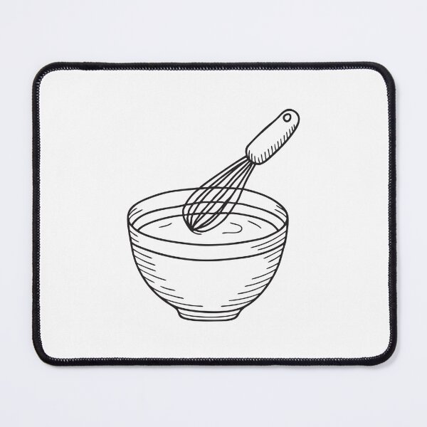 Item preview, Whisk Resting on Mixing Bowl designed and sold by rasagamastore.