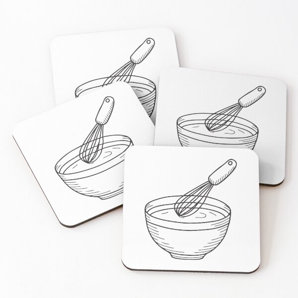 Item preview, Whisk Resting on Mixing Bowl designed and sold by rasagamastore.
