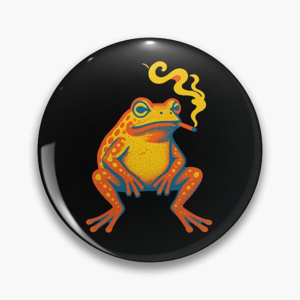 Artikelvorschau, Vintage Smoking Frog entworfen und verkauft von dudelinart.