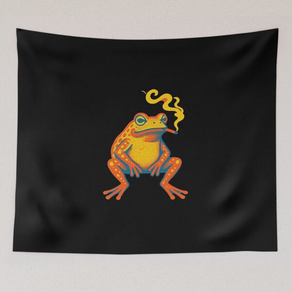 Item preview, Vintage Smoking Frog designed and sold by dudelinart.