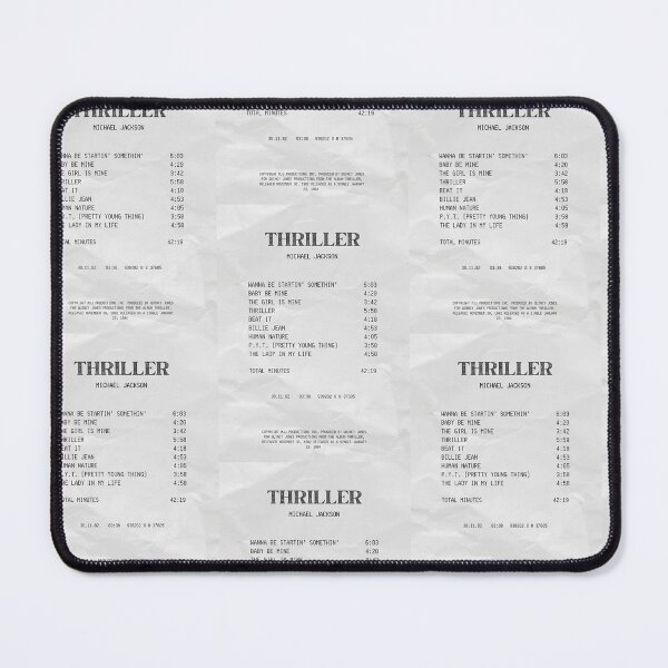 Item preview, Michael Jackson Thriller album receipt designed and sold by HuesMeows.