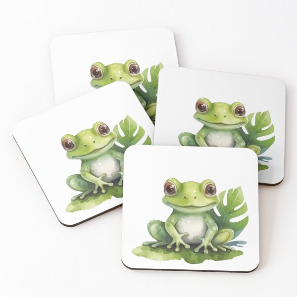 Item preview, Cute Kawaii Frog Sticker | Adorable Green Frog for Laptop & Water Bottle designed and sold by Gosticky004.