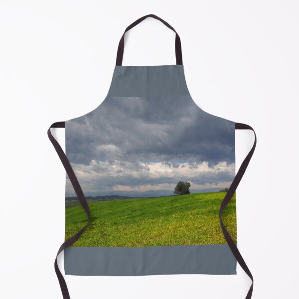 Item preview, Dramatic Storm Clouds Over a Green Meadow Landscape designed and sold by onubi.