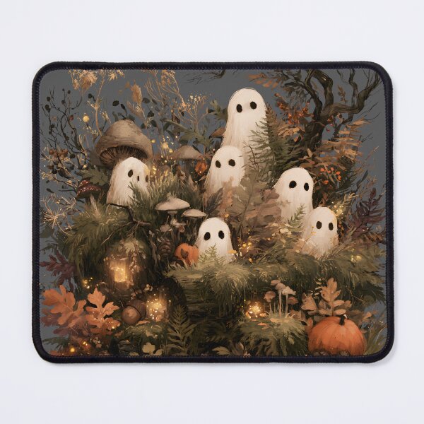 Item preview, Forest Spirits Gathering – Cozy Cottagecore Ghosts Halloween Storybook Illustration designed and sold by KAM-KAM-STORE.