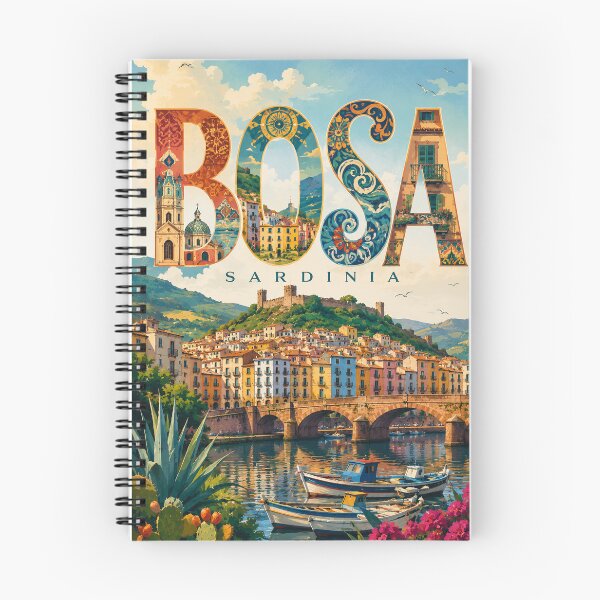 Item preview, Bosa Sardinia Medieval Riverside Town Italy designed and sold by Places On Earth.
