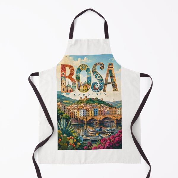 Item preview, Bosa Sardinia Medieval Riverside Town Italy designed and sold by Places On Earth.