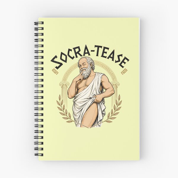 Item preview, Socra Tease Funny Flirty Socrates Philosophy Humor designed and sold by RockFireMerch.