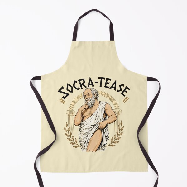 Item preview, Socra Tease Funny Flirty Socrates Philosophy Humor designed and sold by RockFireMerch.