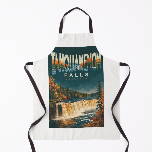 Item preview, Tahquamenon Falls Upper Peninsula Michigan Autumn Waterfall designed and sold by Places On Earth.