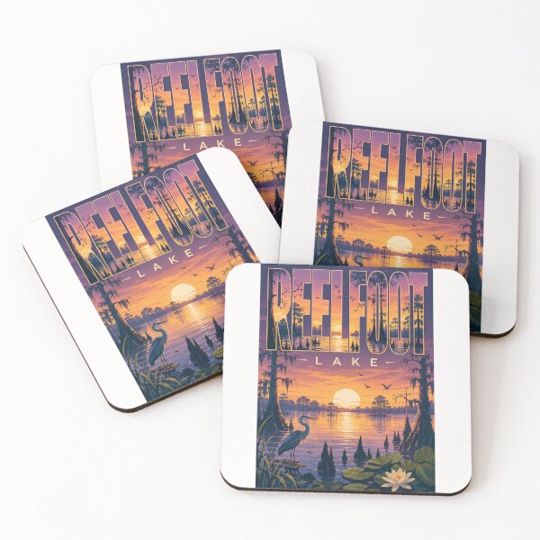 Item preview, Reelfoot Lake Tennessee Cypress Wetlands Sunset Landscape designed and sold by Places On Earth.