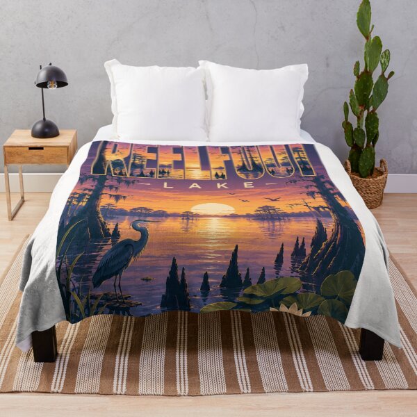 Item preview, Reelfoot Lake Tennessee Cypress Wetlands Sunset Landscape designed and sold by Places On Earth.