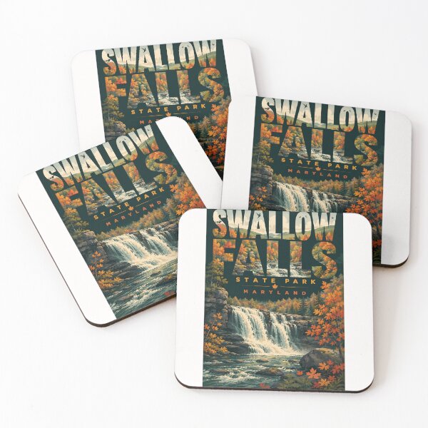 Item preview, Swallow Falls State Park Garrett County Maryland Waterfall designed and sold by Places On Earth.