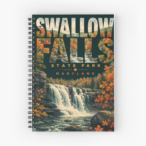 Item preview, Swallow Falls State Park Garrett County Maryland Waterfall designed and sold by Places On Earth.