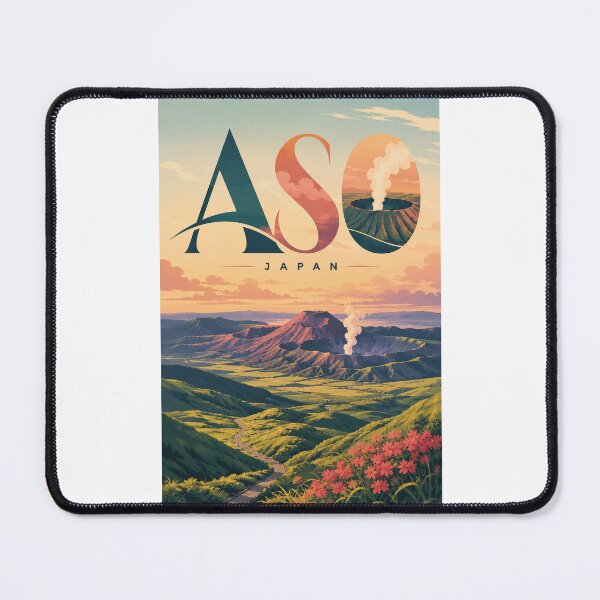 Item preview, Mount Aso Kumamoto Kyushu Japan Volcanic Caldera designed and sold by Places On Earth.