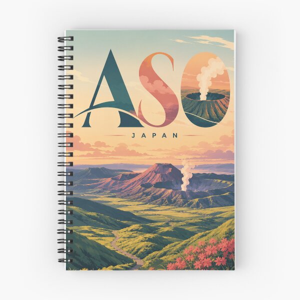 Item preview, Mount Aso Kumamoto Kyushu Japan Volcanic Caldera designed and sold by Places On Earth.