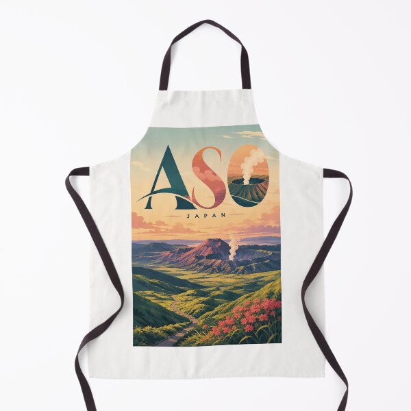 Item preview, Mount Aso Kumamoto Kyushu Japan Volcanic Caldera designed and sold by Places On Earth.