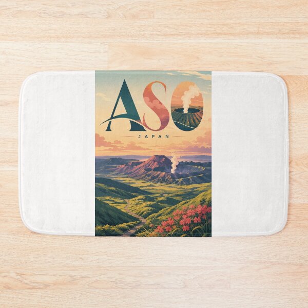 Item preview, Mount Aso Kumamoto Kyushu Japan Volcanic Caldera designed and sold by Places On Earth.