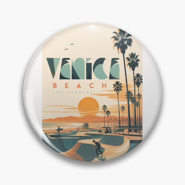 Item preview, Venice Beach Los Angeles California Pacific Coast Sunset designed and sold by Places On Earth.