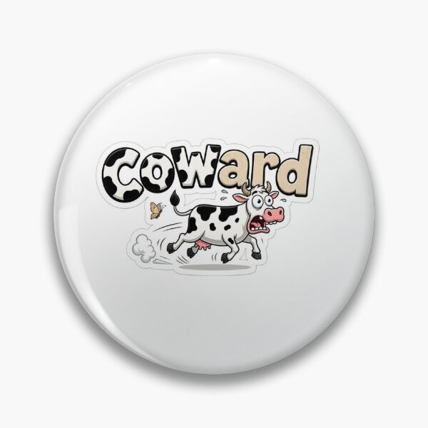 Item preview, COWard Funny Cow Wordplay Sticker Souvenir Summer Edition designed and sold by Imaginarium of Chaos falcon88 .