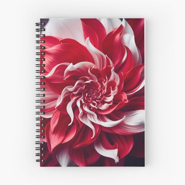 Item preview, Vibrant Red and White Flower designed and sold by Vicky Brago-Mitchell®.
