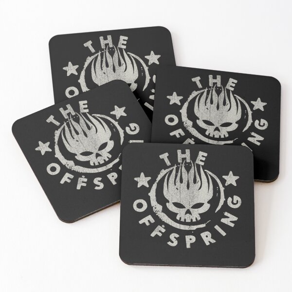 Item preview, The Offsprings Flaming Skull Logo Punk Rock designed and sold by AnalogAnxiety.
