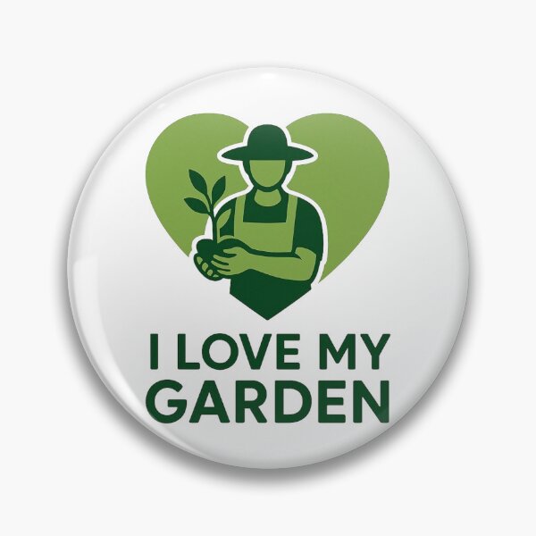 Item preview, I Love My Garden Green Thumb Gardener Heart Design. designed and sold by The-T-In-Retro.