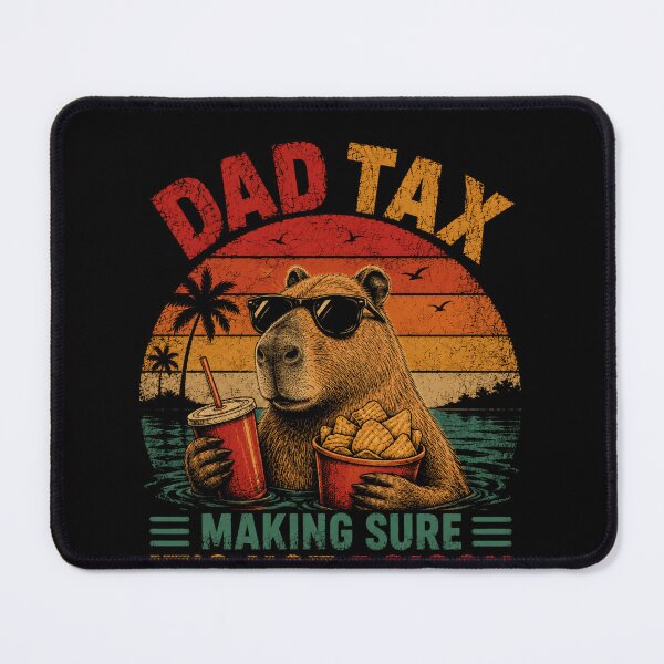 Item preview, Dad Tax Making Sure It's Not Poison Capybara Father Humor Gift designed and sold by RetroMini2026.