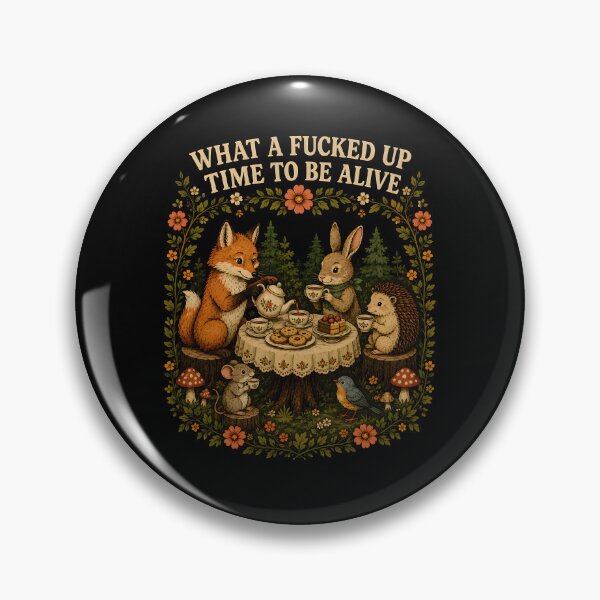 Item preview, What A Fucked Up Time to Be Alive Retro Vintage Aesthetic designed and sold by Lina Caro.