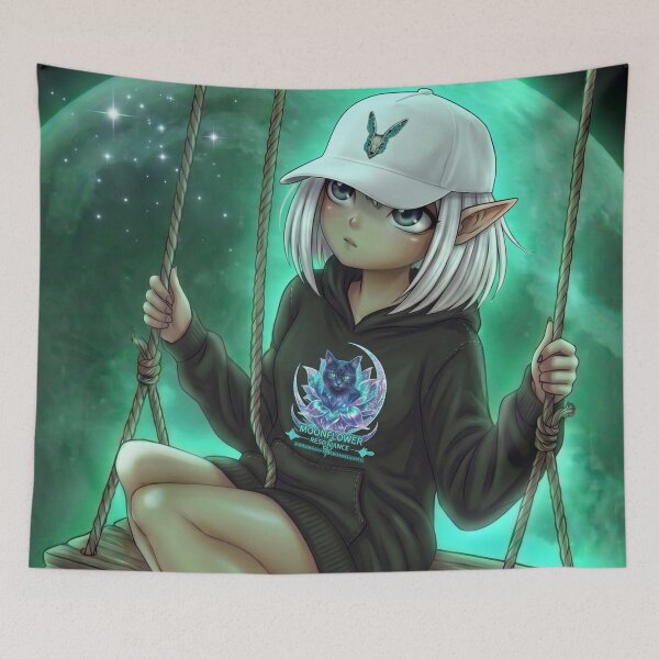 Item preview, Aeluna – Moonlit Elf Between Worlds designed and sold by dragon580.