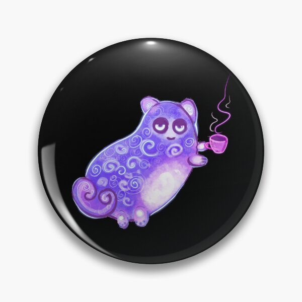 Item preview, Funny Cat Cute Cosmic Purple Kitten Smoking Pipe Design designed and sold by vmohyleiet.