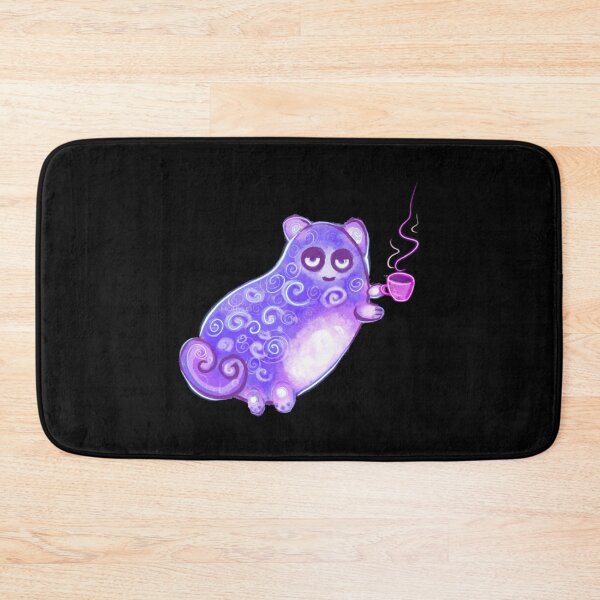 Item preview, Funny Cat Cute Cosmic Purple Kitten Smoking Pipe Design designed and sold by vmohyleiet.