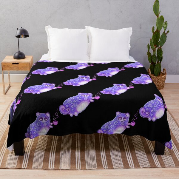 Item preview, Funny Cat Cute Cosmic Purple Kitten Smoking Pipe Design designed and sold by vmohyleiet.