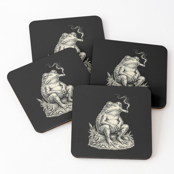 Artikelvorschau, Vintage Smoking Frog Wildlife entworfen und verkauft von dudelinart.