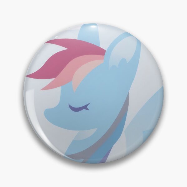Item preview, Sky Blue Fast Flying Pegasus - Minimalist Vector Pony Art designed and sold by Billy Morfo™.
