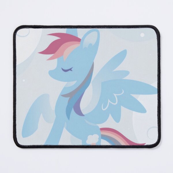 Item preview, Sky Blue Fast Flying Pegasus - Minimalist Vector Pony Art designed and sold by Billy Morfo™.
