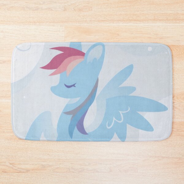 Item preview, Sky Blue Fast Flying Pegasus - Minimalist Vector Pony Art designed and sold by Billy Morfo™.