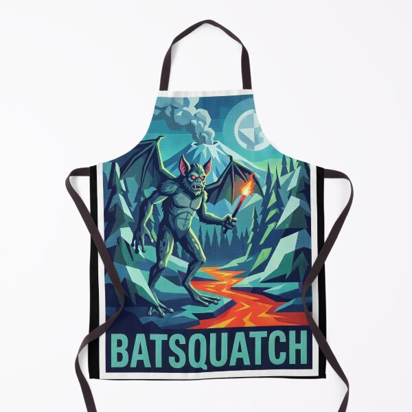 Item preview, Batsquatch – The Winged Cryptid of Mount St. Helens Pop Art Poster designed and sold by redsharkuk.