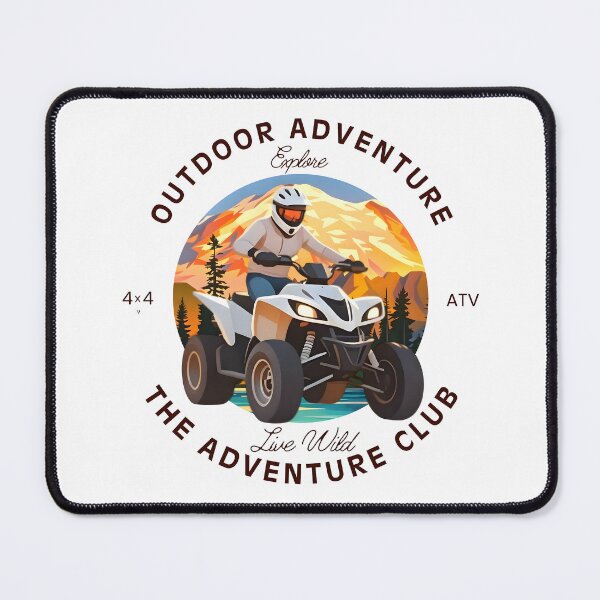 Item preview, ATV Adventure Club | Retro Off-Road Vintage T-Shirt Design designed and sold by Spirit of Siam.