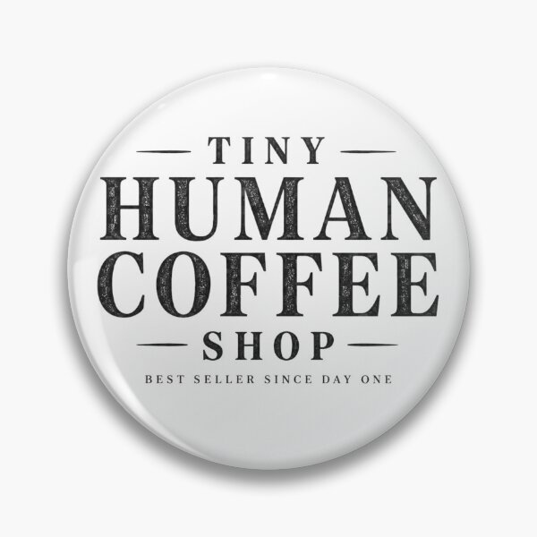 Item preview, Tiny Human Coffee Shop Shirt | Funny Breastfeeding Mom Retro Typography Tee designed and sold by ArtMashupCo.