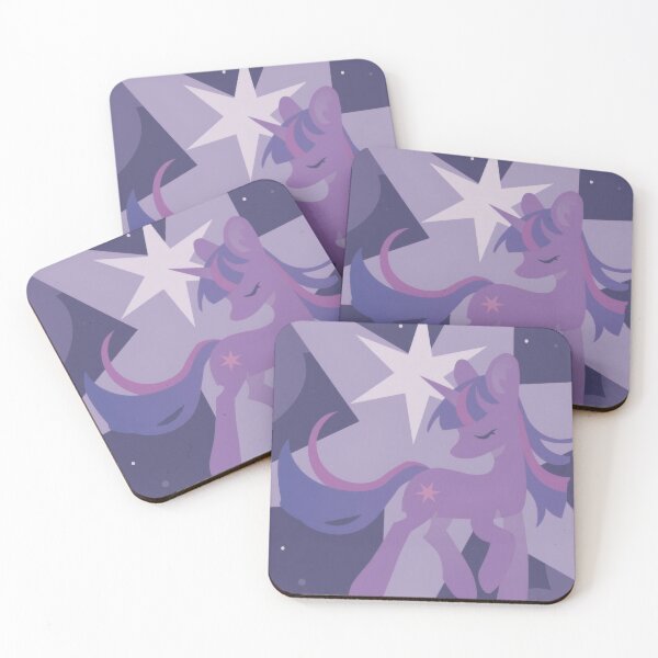 Item preview, Magical Purple Unicorn Starry Night - Minimalist Vector Pony Art designed and sold by Billy Morfo™.
