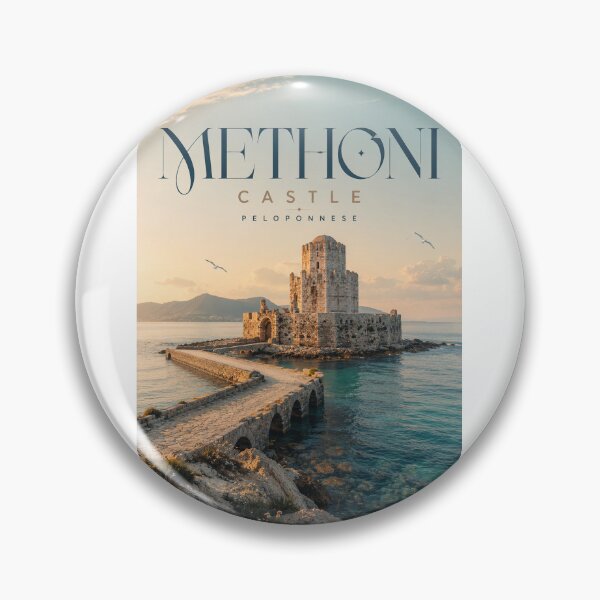 Item preview, Methoni Castle Venetian Fortress on the Peloponnese Coast Greece designed and sold by Aryabek.