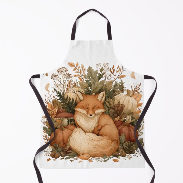 Item preview, Sleeping Autumn Fox – Cozy Cottagecore Halloween Storybook Illustration designed and sold by KAM-KAM-STORE.
